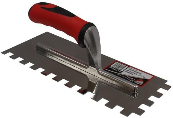 1/2x1/2" Square Notch Stainless Steel Trowel