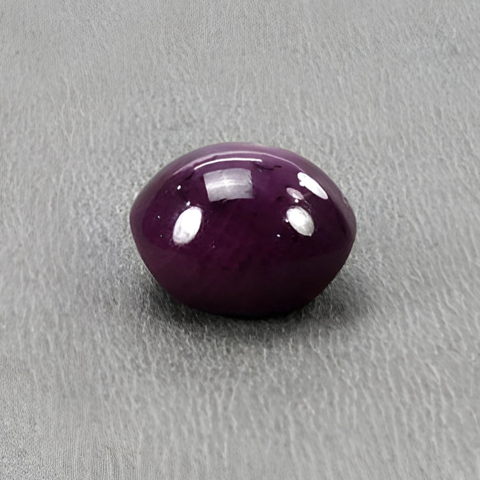 13.70cts Natural Untreated Star Ruby Gemstone Oval Shape Cabochon 13*11.5mm
