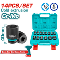 14 Pcs 1/2"DR. Impact socket set THISTD12141