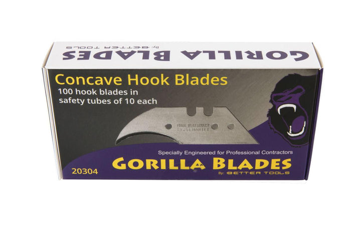 2-Notch German Concave Hook, 100-Pack