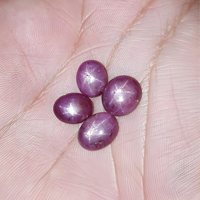 Rubí estrella ovalado