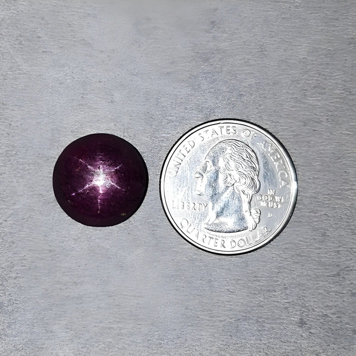 星光红宝石凸圆形宝石