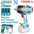 3/4'' Cordless impact wrench 1350Nm 20V TIWLI201351