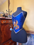 34” Sample The Griffin Silk Corset READY TO SHIP