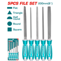 5 Pcs steel file set 200mm THT918516