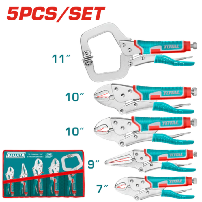 5 Pcs Vice Grip Pliers set TOS23091