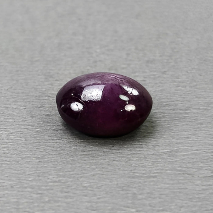 6.00cts Natural Untreated Star Ruby Gemstone Oval Shape Cabochon 11.5*10mm