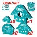 7 Pcs magnetic welding holder set TAMWH7006