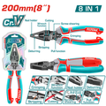 8-in-1 Multi-function combination pliers 200MM THTMF186