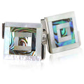 Abalone Bulls Eye Cufflinks