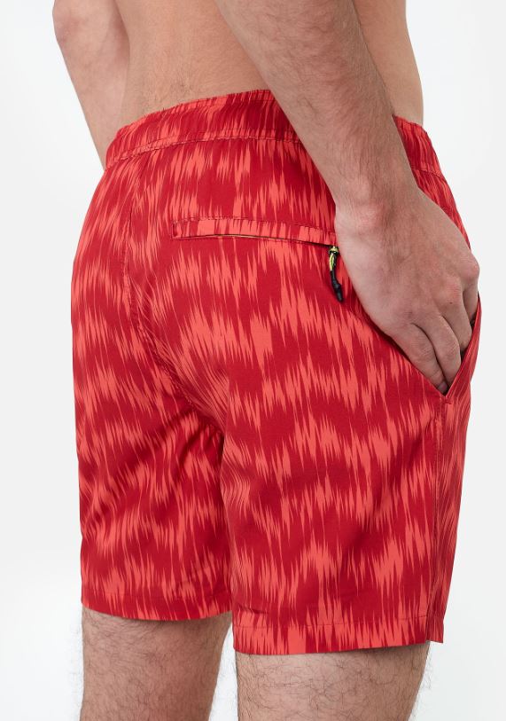 Abstract Floral Swim Trunk Coral