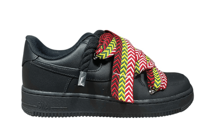 Nike Air Force 1 Black Red Green Rope Lanvin NIKE Air Force 1