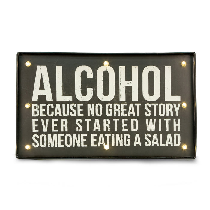 "Alcohol…" Sign