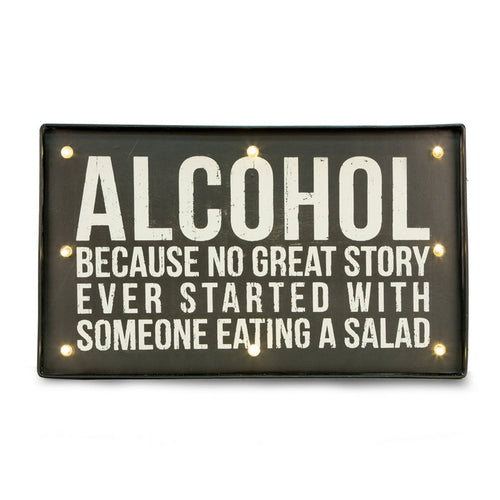 "Alcohol…" Sign