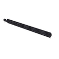 Allied Brass P-300-HK-6 Pipeline Collection 6 Position Tie and Belt Rack Decorative Hook, Matte Black