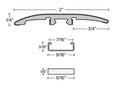 Antigua 3-in-1 Trim Molding 94.5