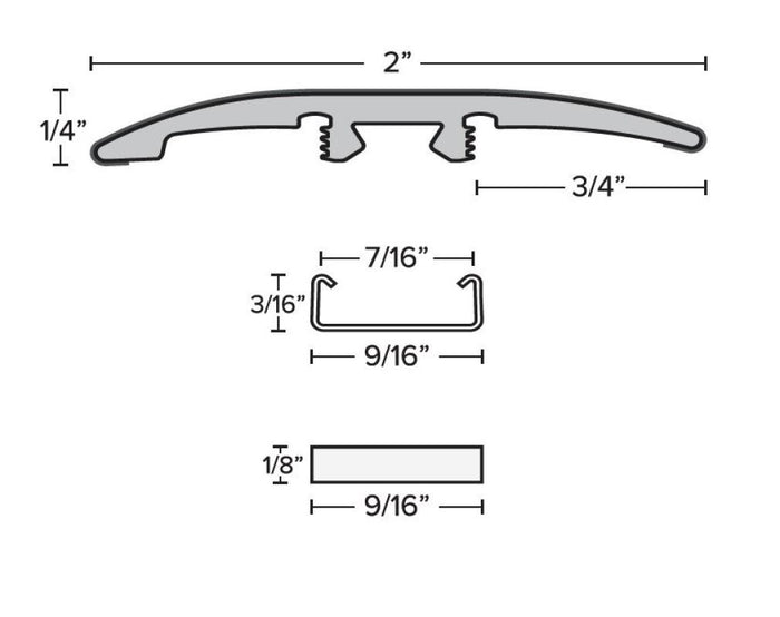 Antigua 3-in-1 Trim Molding 94.5