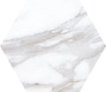 Apuan Hex 19x22 Marble Look Porcelain Tile