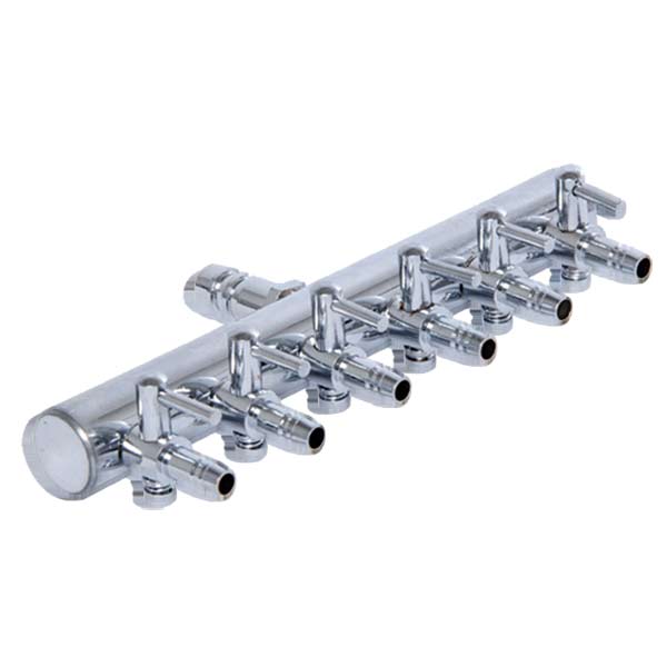 A TAS AquaAeration Kit with 6 Outlet Pump featuring six hoses on a white background, ideal for aquariums and fish tanks.