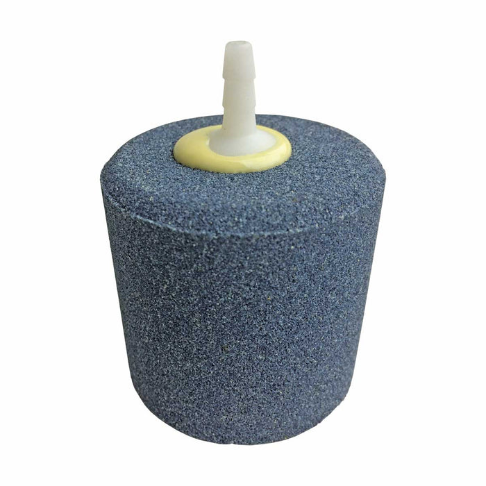 A TAS AquaAeration Kit with 6 Outlet Pump with a blue sand filter and a yellow lid for fish tanks.