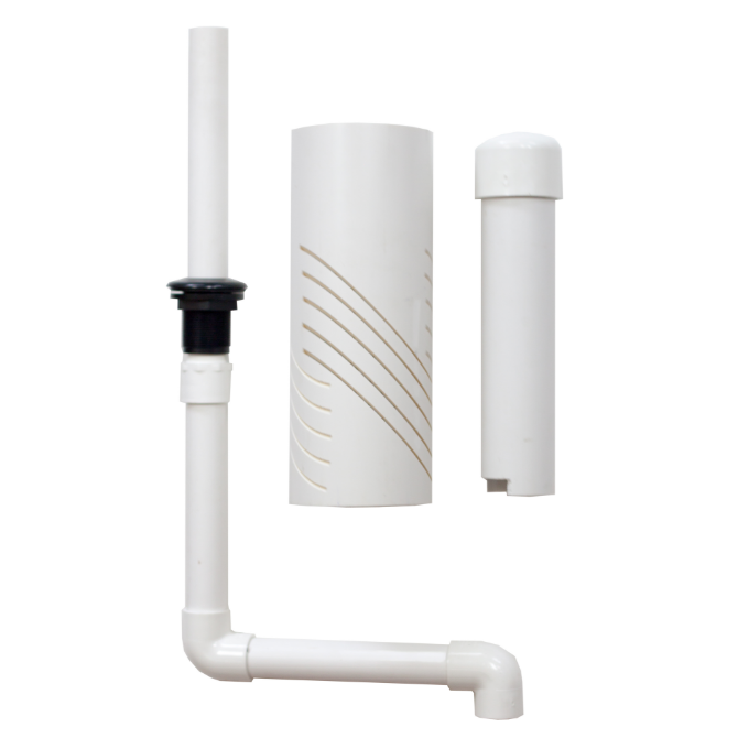 AquaParts 12″Bell Siphon with Media Guard - Aquaponics For Life