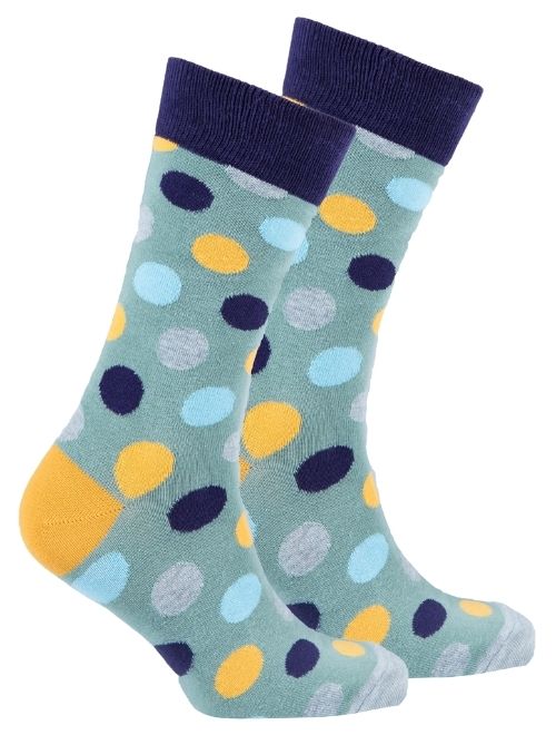 Atlantis Dot Crew Socks