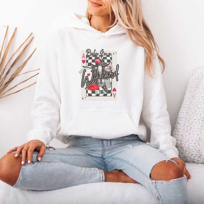 Baby I'm a Wildcard Western Graphic Hoodie