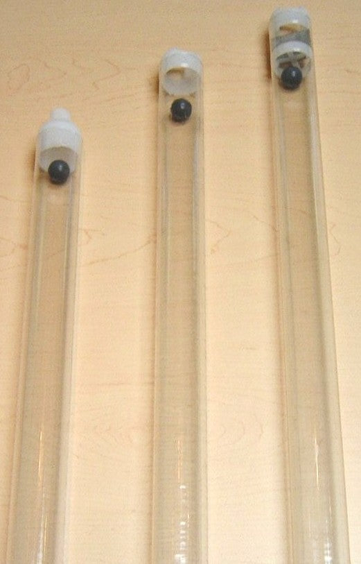 Bailer: 1.5x36 Weighted Clear Polyethylene Groundwater Bailer
