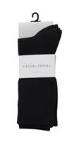 Bamboo 3 Pack Socks - Black