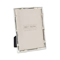 Bamboo Design 4" x 6" Silver Plated Picture Frame