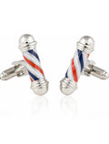 Barber Pole Cuff Links