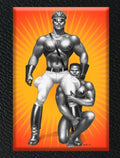 Black Leathermen "Hard" Magnet