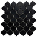 Black Marble Teardrop Mosaic Tile 11x11 Sheet