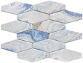 Blue Sky Elongated Glass Mosaic Tile 12x12 Sheet
