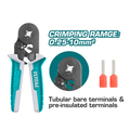 Bootlace Ratchet Crimping Plier 0.25-10mm2 THCPG2510