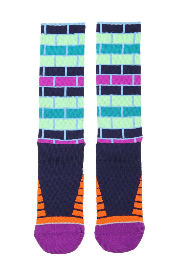 Brick Stripe Athletic Sock