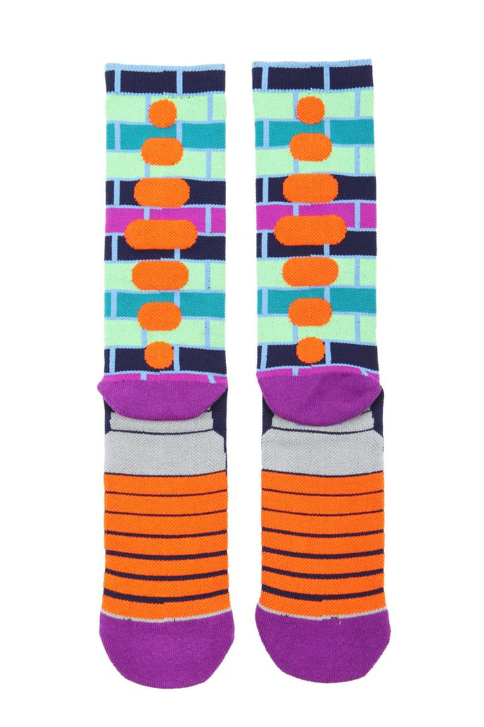 Brick Stripe Athletic Sock