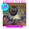 BRIDE TO BE 7 PATCH SET