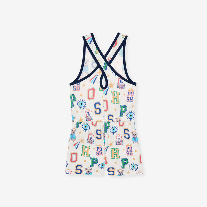 Brooke Criss-Cross Back Romper