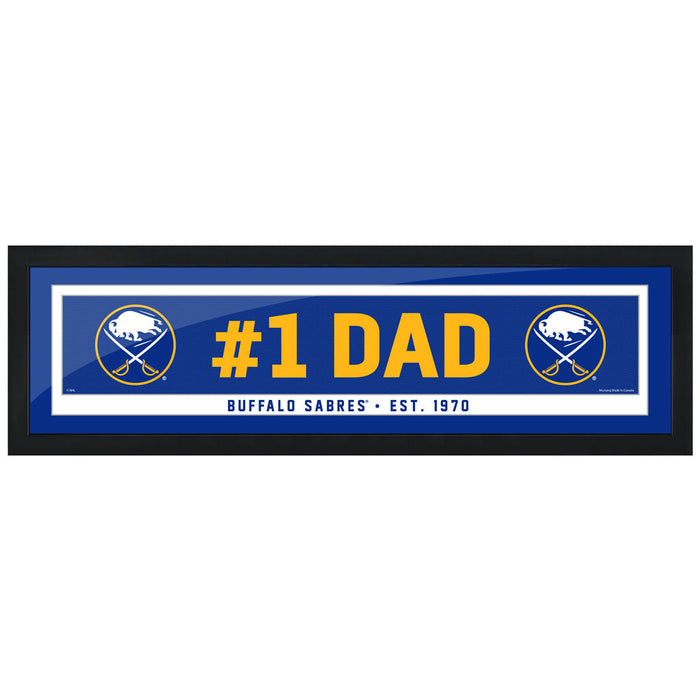 Buffalo Sabres Frame - 6" x 22" #1 Dad