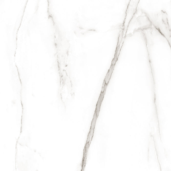 Calacatta Tranco 32x32 Polished Marble Look Porcelain Tile
