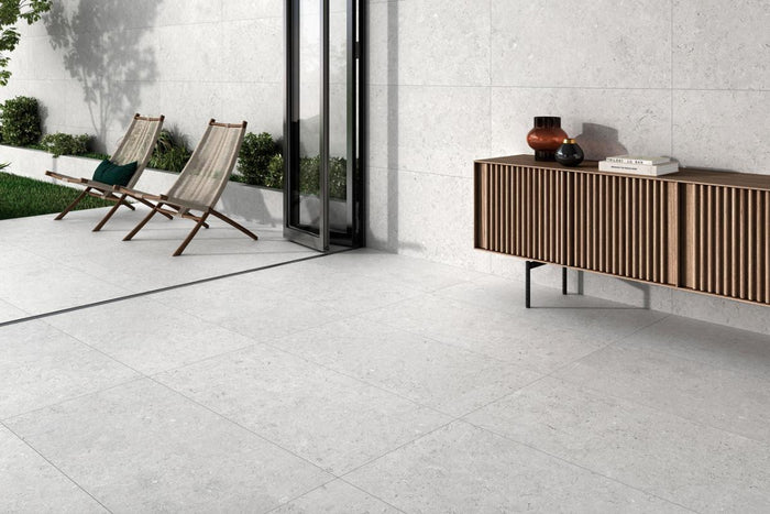 Caliope InOut White 24x24 Matte Porcelain Tile