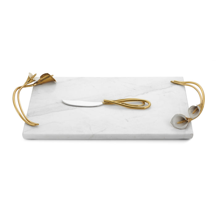 Calla Lily Cheeseboard & Knife - RSVP Style