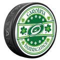 Carolina Hurricanes Lucky St. Patricks Day Puck
