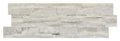Carrara White 6x18 Split Face Marble Wall Panel Marble Tile