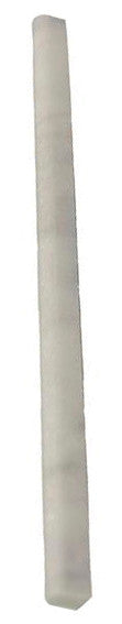 Carrara White Honed Marble Pencil Liner 0.4x12