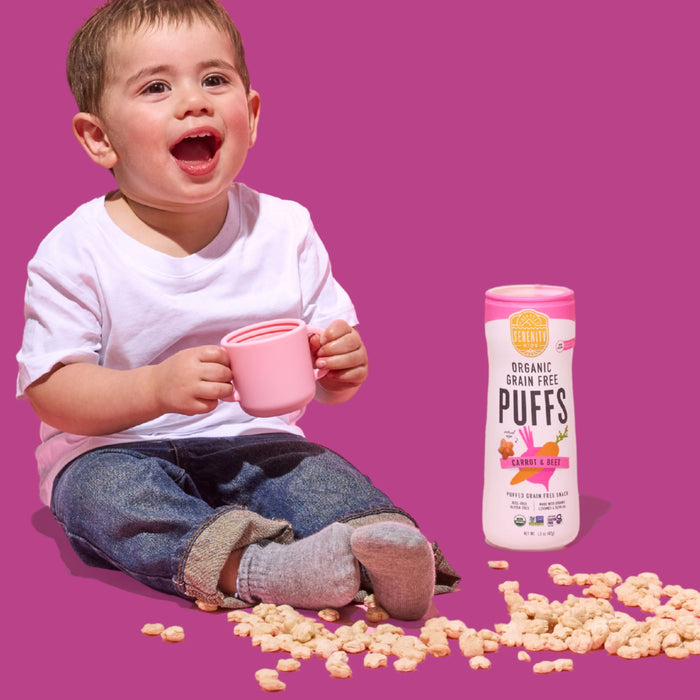 Carrot & Beet Organic Grain Free Puffs, No Sugar