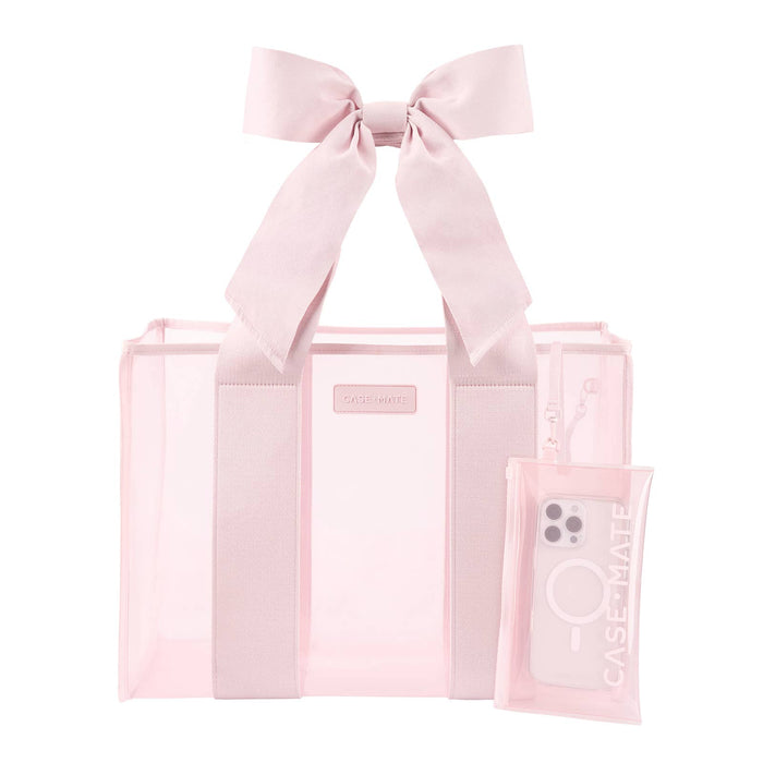 Case-Mate Ballet Pink Bow Jelly Tote Bag - The Preppy Bunny