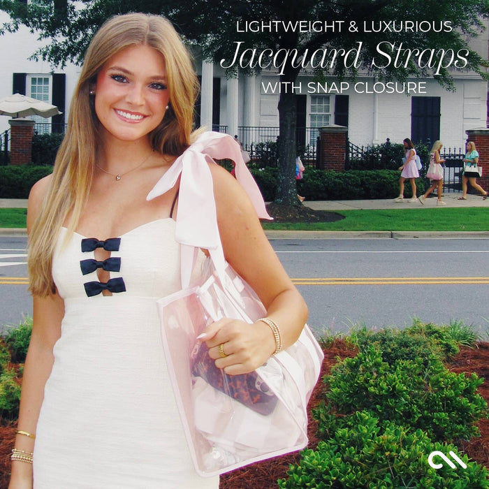 Case-Mate Ballet Pink Bow Jelly Tote Bag - The Preppy Bunny