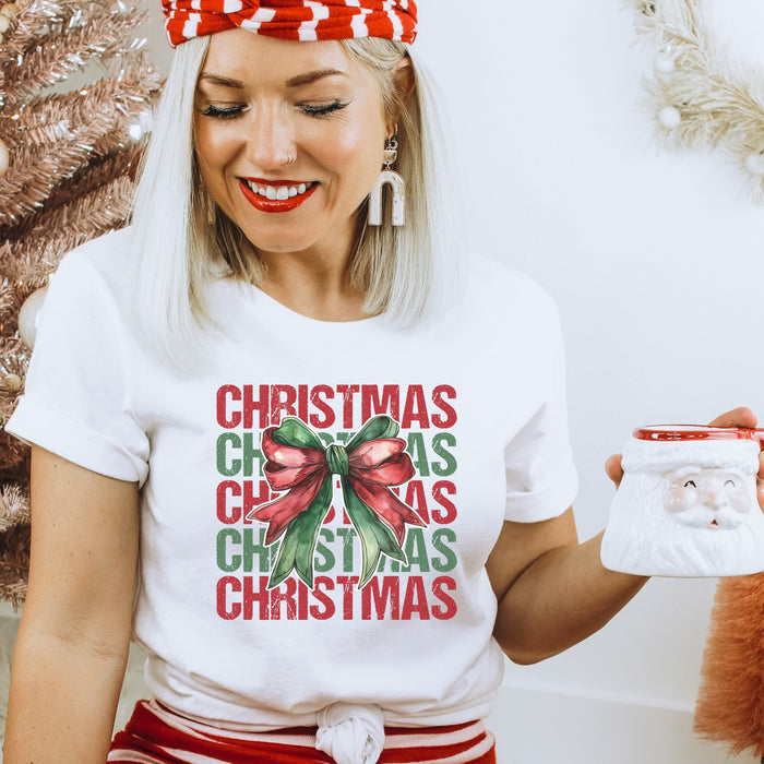 Christmas Coquette Women's T-shirt - Trendznmore